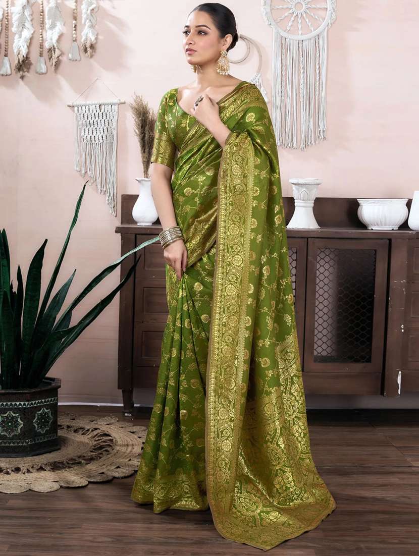 women self design banarasi saree with blouse - 22548548 -  Standard Image - 1