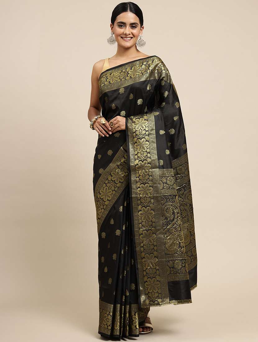 women self design banarasi saree with blouse - 22548551 -  Standard Image - 1