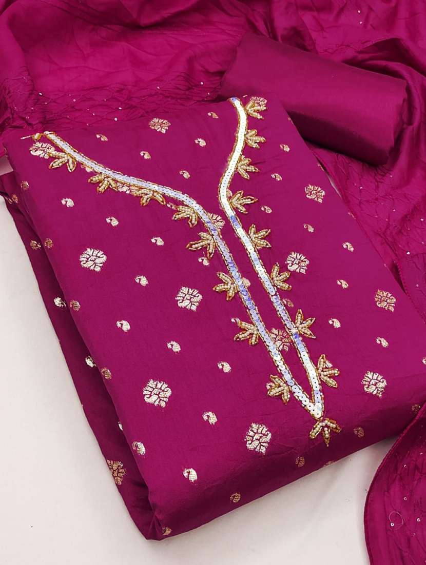 Women Self Design Unstitched Suit Set - 22548658 -  Standard Image - 1