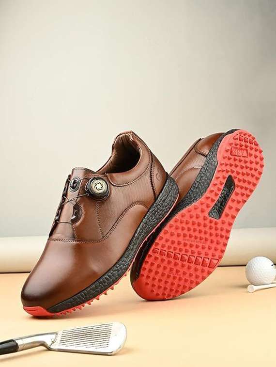men solid lace up sport shoes - 22548702 -  Standard Image - 1