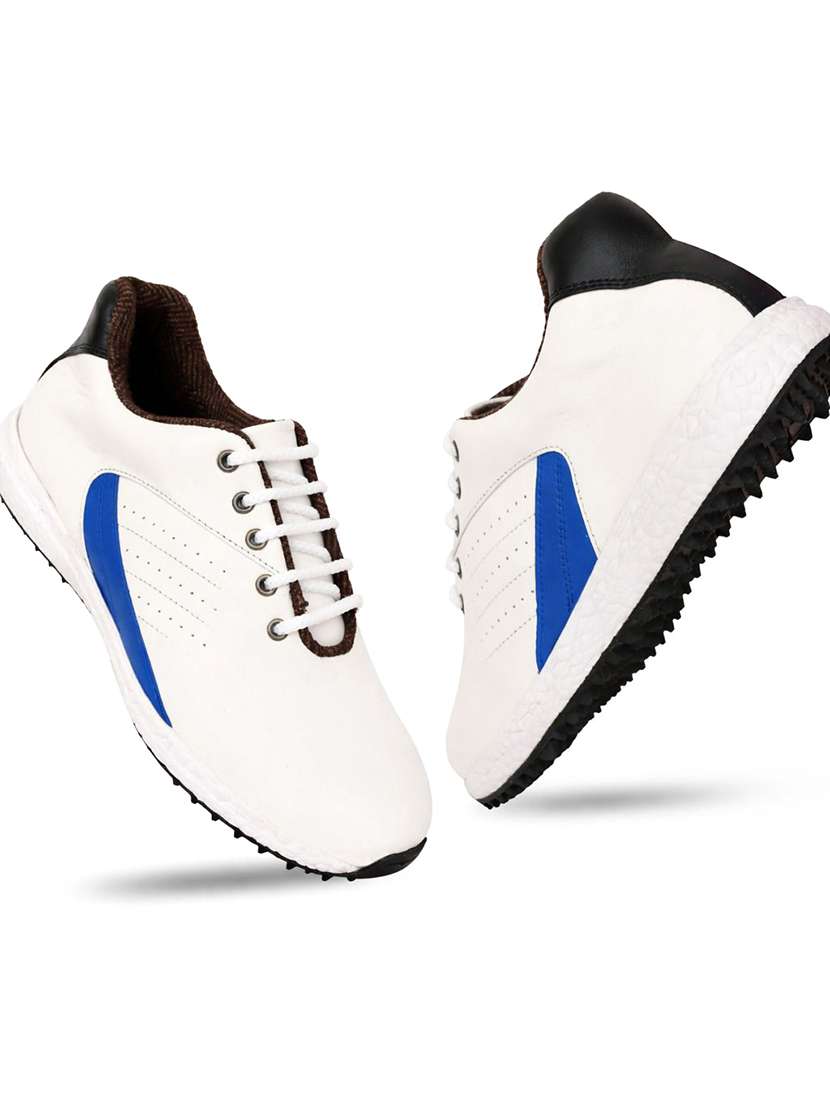 Men Solid Lace Up Sport Shoes - 22548755 -  Standard Image - 1