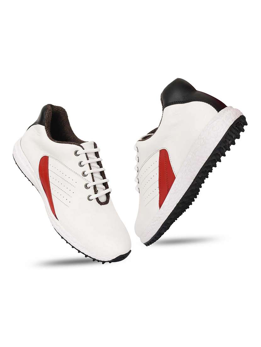 Men Solid Lace Up Sport Shoes - 22548756 -  Standard Image - 1