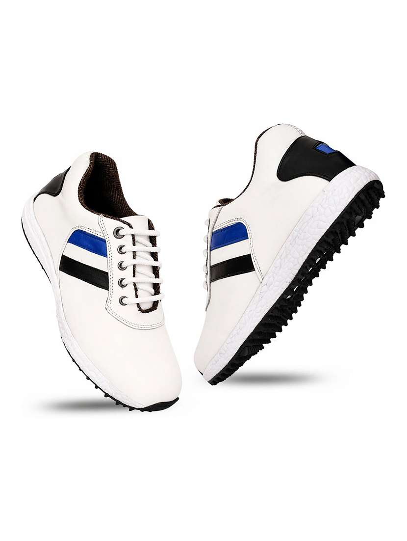 Men Striped Lace Up Sport Shoes - 22548757 -  Standard Image - 1