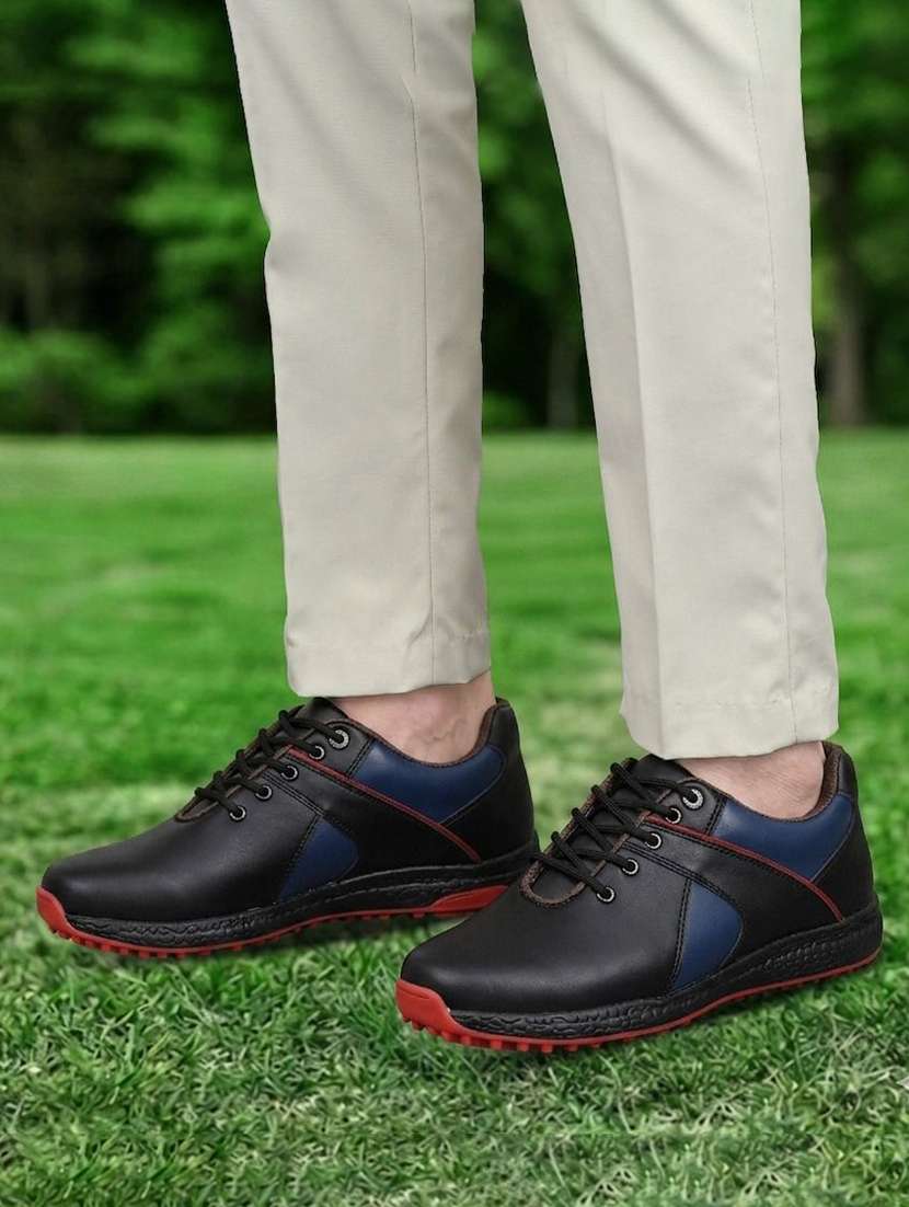 Men Color Block Lace Up Sport Shoes - 22548767 -  Standard Image - 1