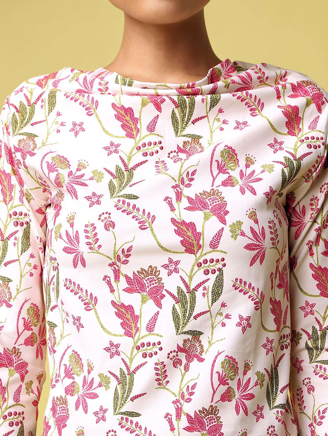 women printed cowl neck regular top - 22549042 -  Standard Image - 1