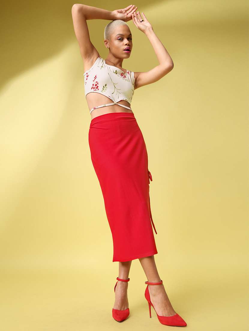 women printed sleeveless crop top - 22549050 -  Standard Image - 4