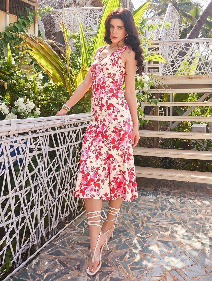 Women Printed Sleeveless Bodycon Dress - 22549244 -  Standard Image - 4