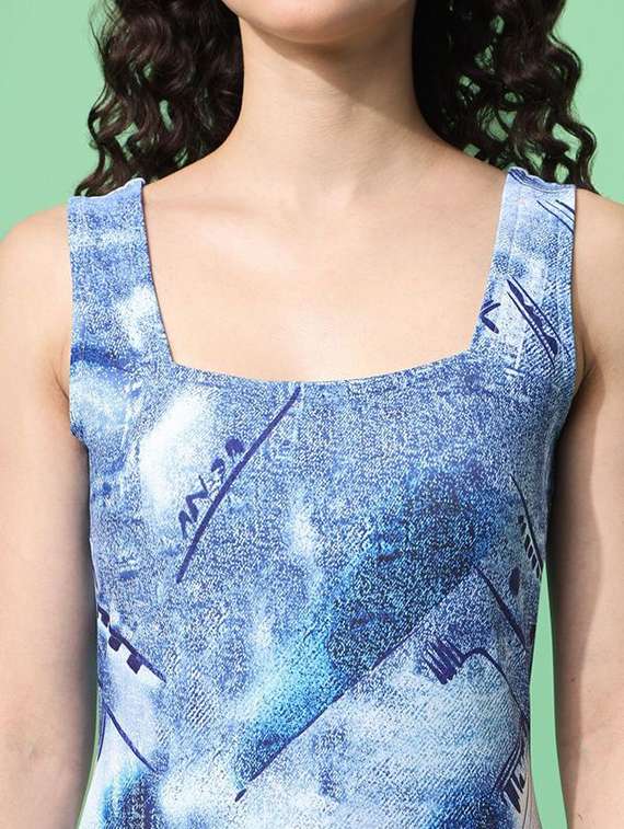 Women Printed Sleeveless Bodycon Dress - 22549283 -  Standard Image - 4