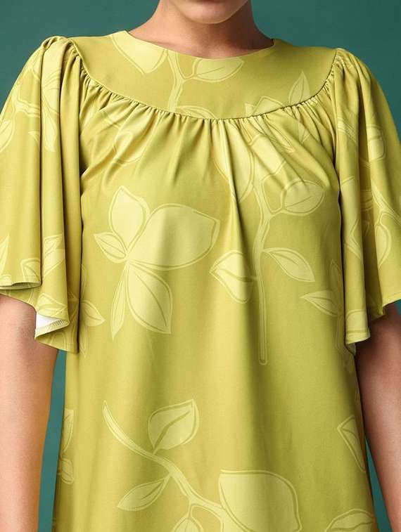 women printed round neck shift dress - 22549288 -  Standard Image - 4