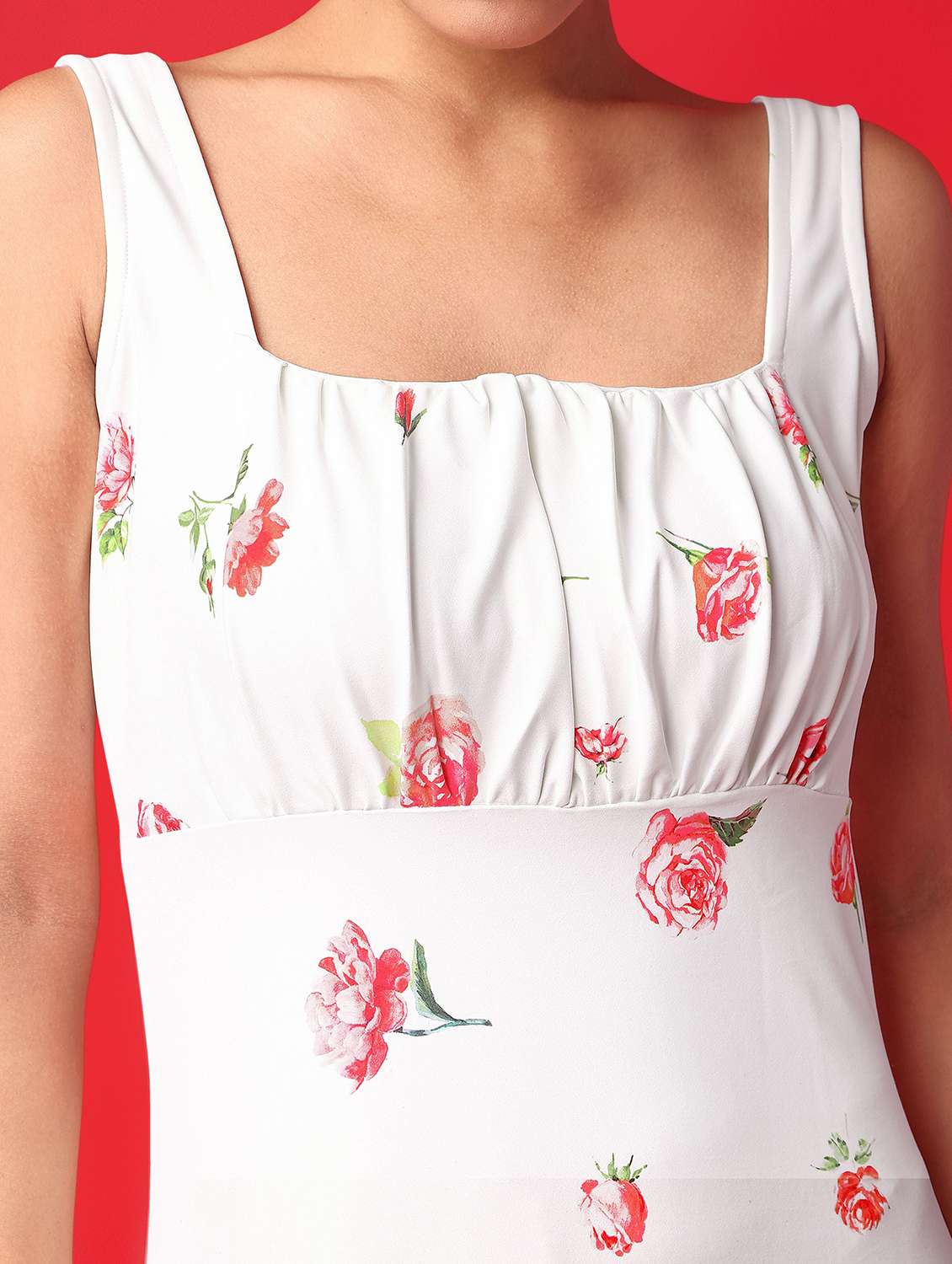 women printed sleeveless fit and flare dress - 22549298 -  Standard Image - 4