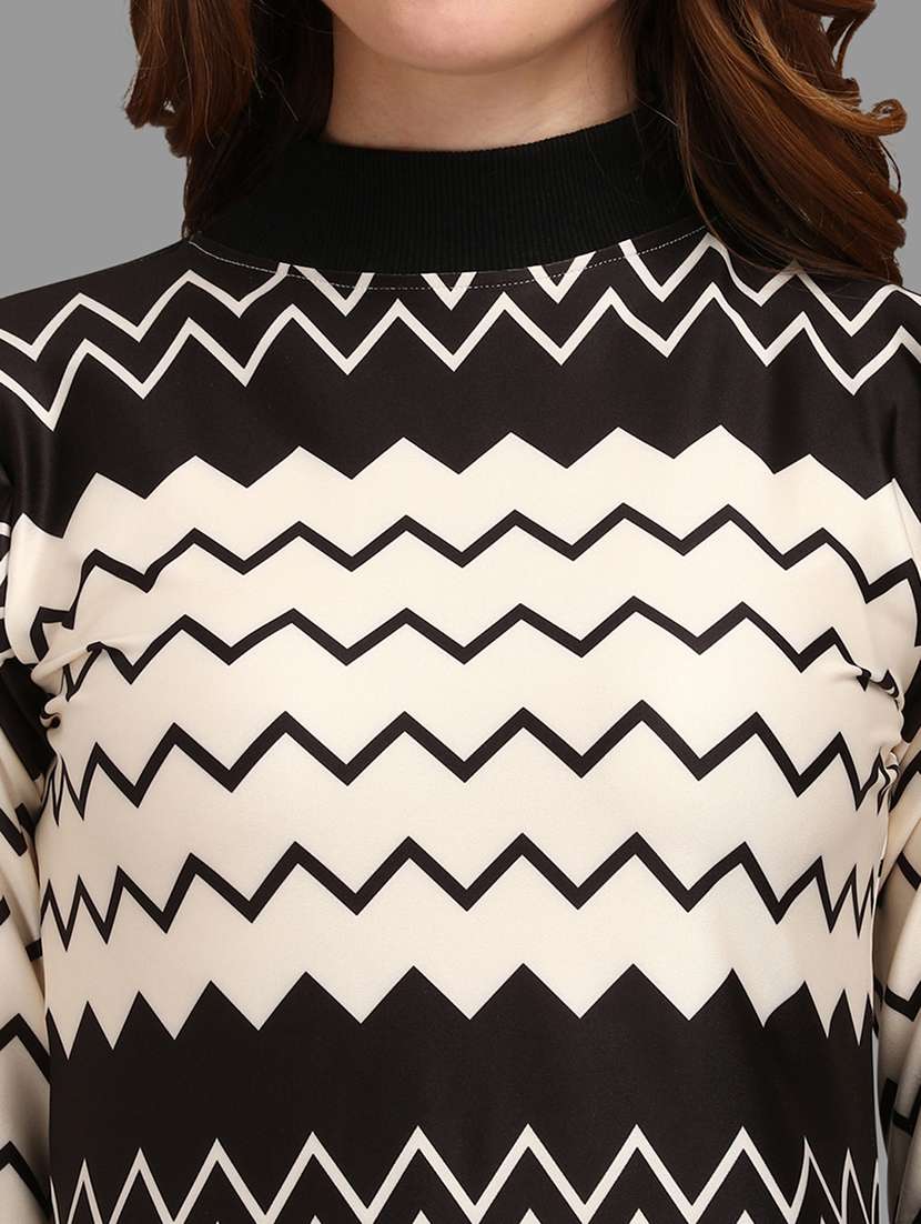 women printed long sleeves bodycon dress - 22549514 -  Standard Image - 1