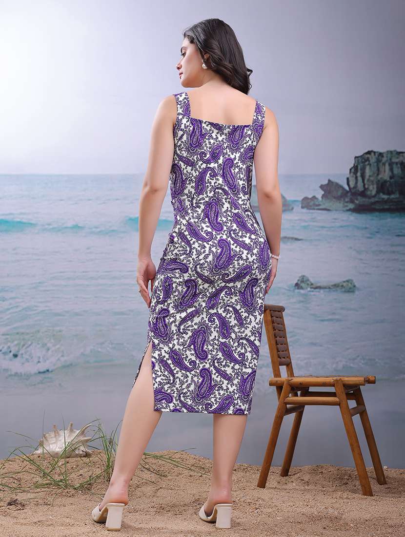 women printed sleeveless sheath dress - 22549530 -  Standard Image - 4