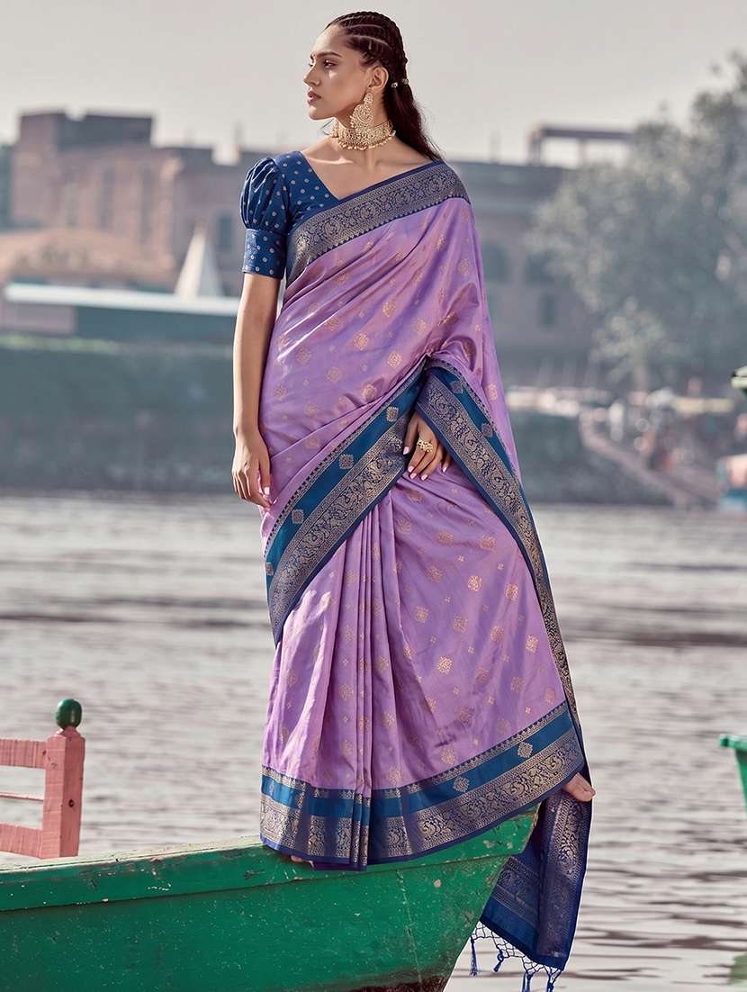 women self design banarasi saree with blouse - 22549715 -  Standard Image - 1