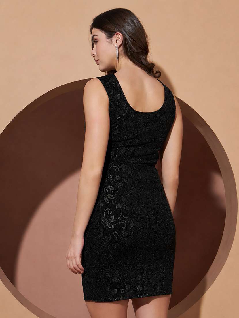 women self design sleeveless bodycon dress - 22550358 -  Standard Image - 4