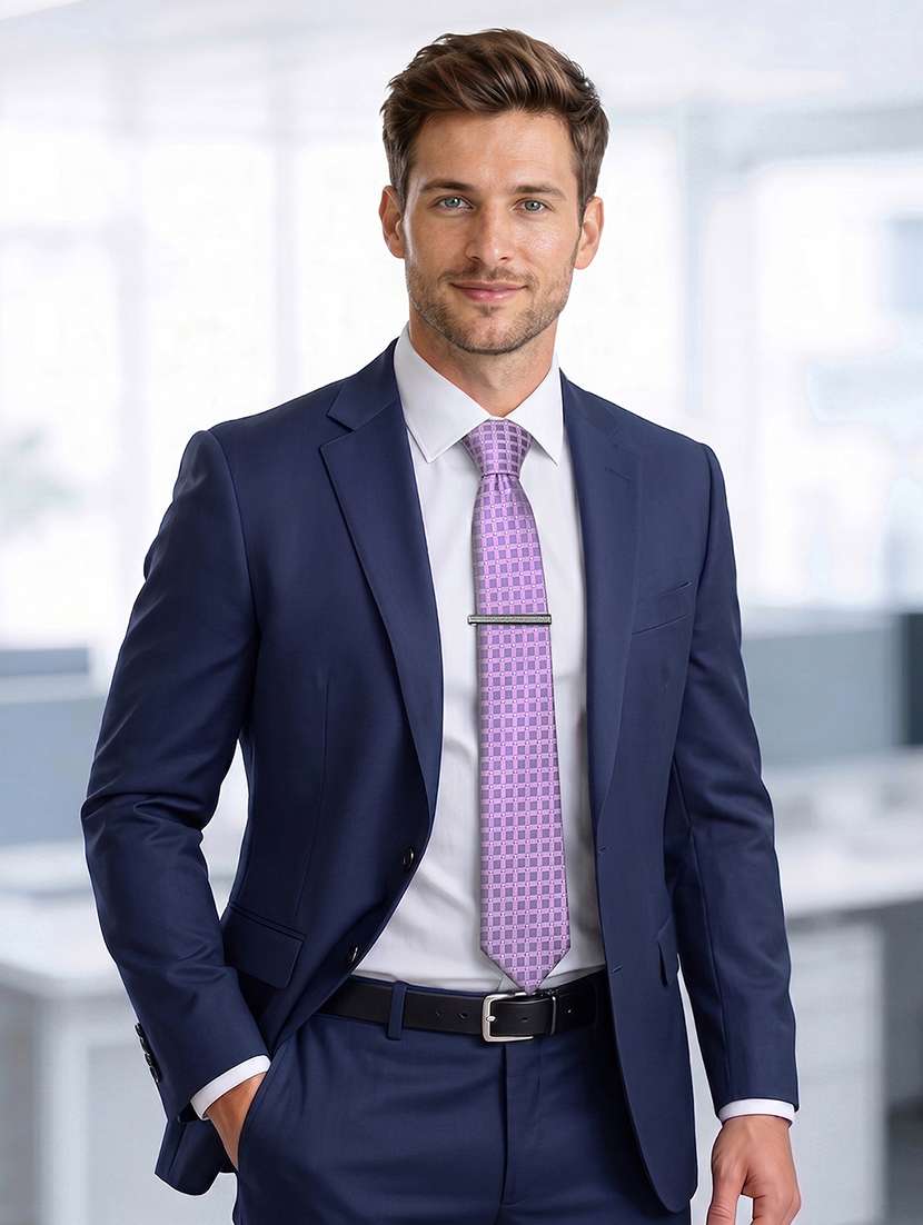 men necktie with cufflinks accessory gift set - 22550366 -  Standard Image - 1