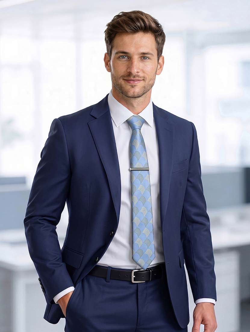 men necktie with cufflinks accessory gift set - 22550369 -  Standard Image - 1