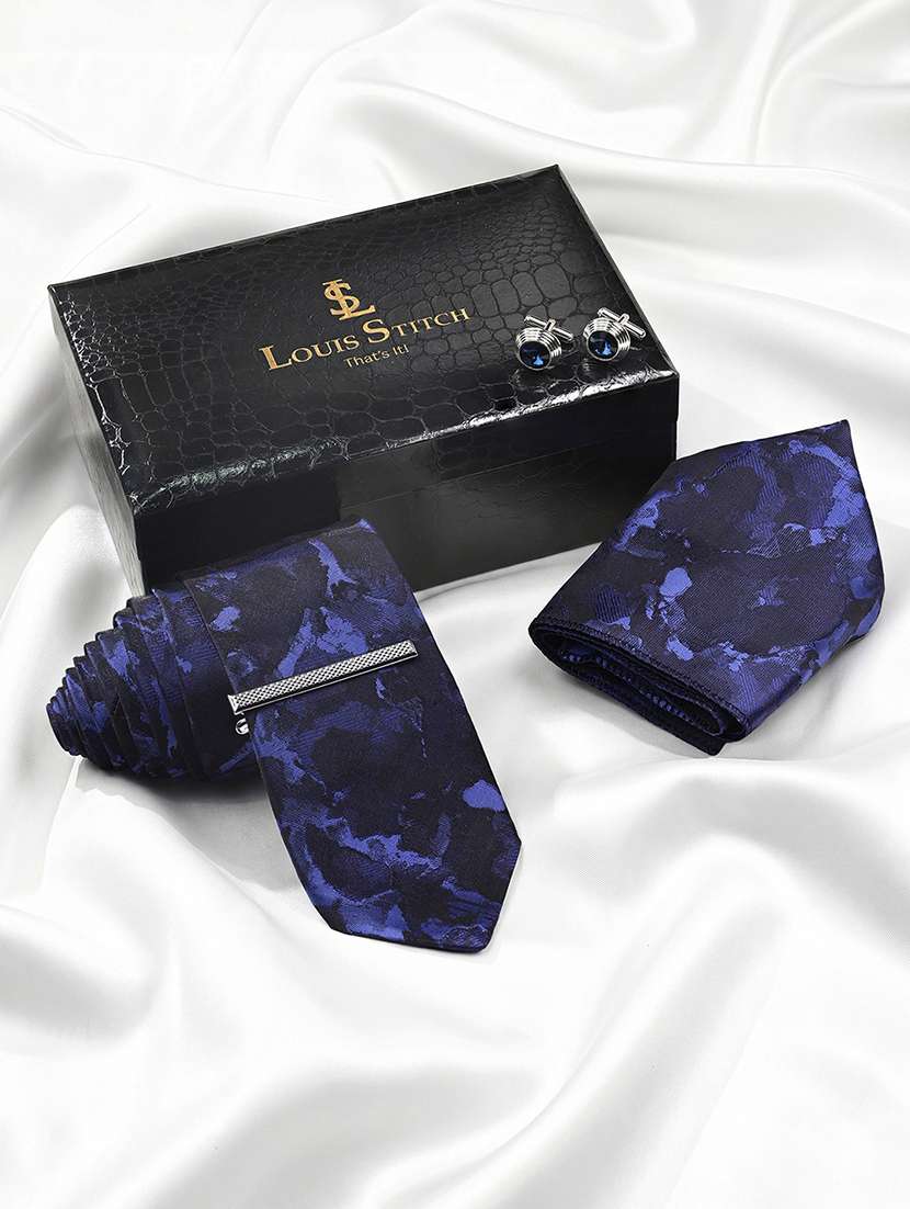 men necktie with cufflinks accessory gift set