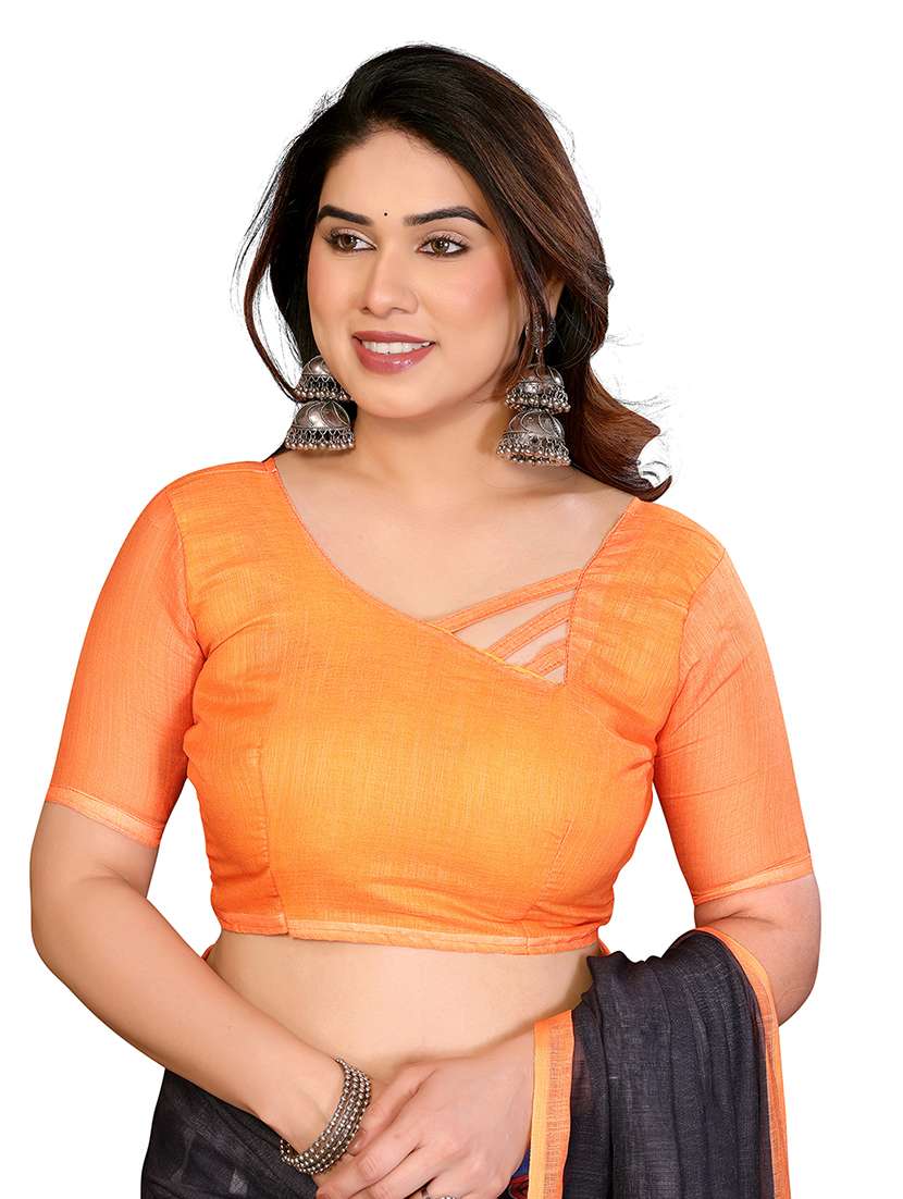 Women Printed Casual Wear Saree With Blouse - 22550440 -  Standard Image - 4