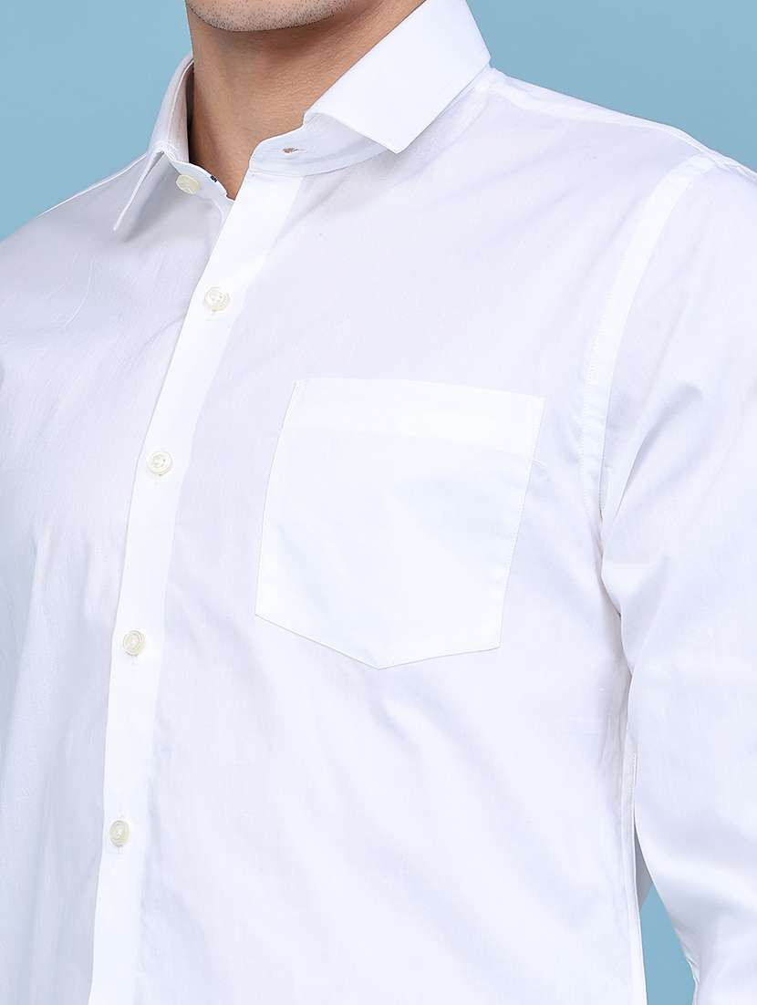 men solid long sleeve regular fit formal shirt - 22550476 -  Standard Image - 1
