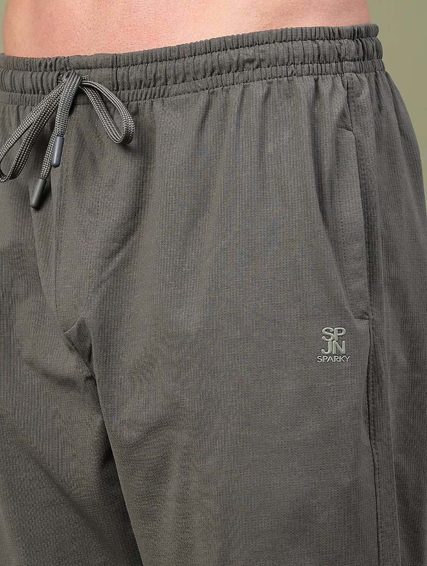 Men Solid Mid Rise Regular Fit Track Pant - 22552170 -  Standard Image - 1