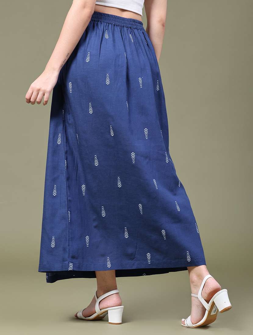 Women Printed High Rise A-line Skirt - 22552393 -  Standard Image - 4