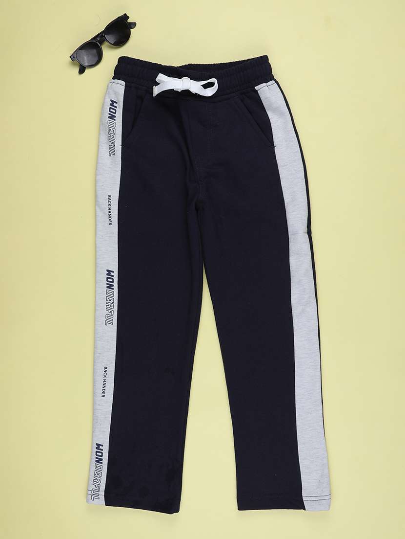 Boys Side Taped Mid Rise Regular Fit Track Pant - 22552558 -  Standard Image - 1