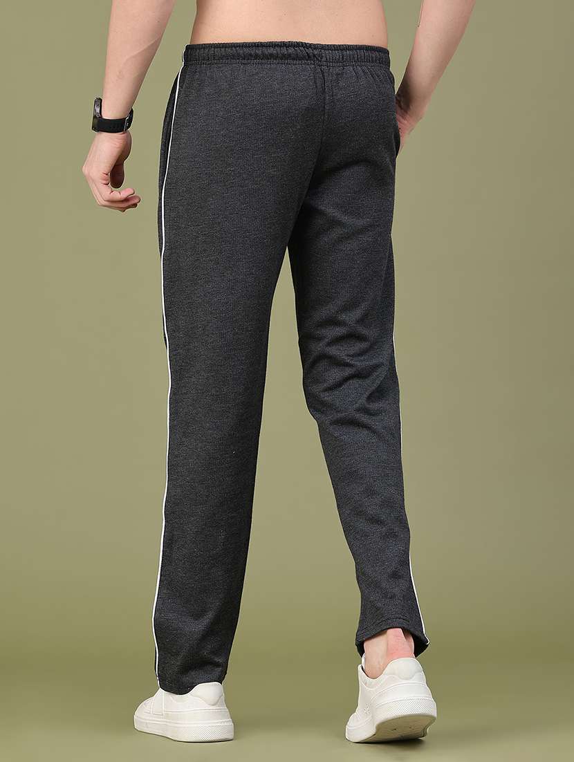 Men Side Striped Mid Rise Full Length Track Pant - 22553086 -  Standard Image - 4