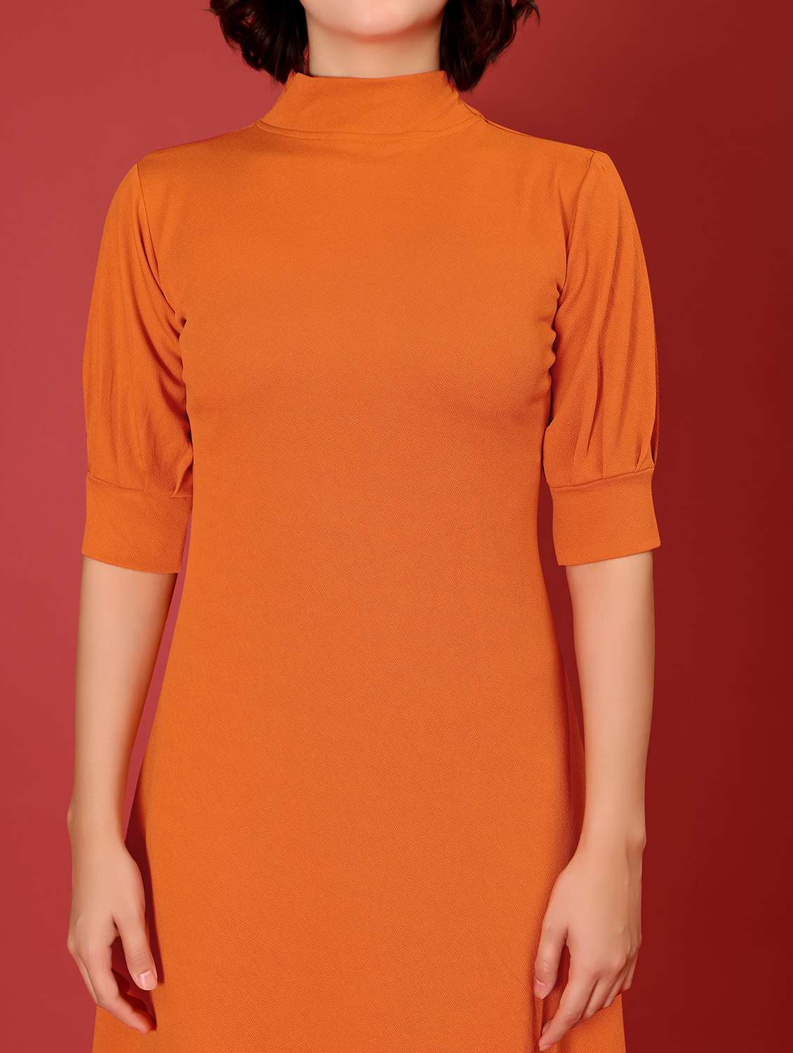 women self design short sleeves a-line dress - 22553311 -  Standard Image - 4