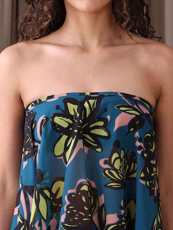 women printed sleeveless top and palazzo co-ord set - 22553747 -  Standard Image - 1