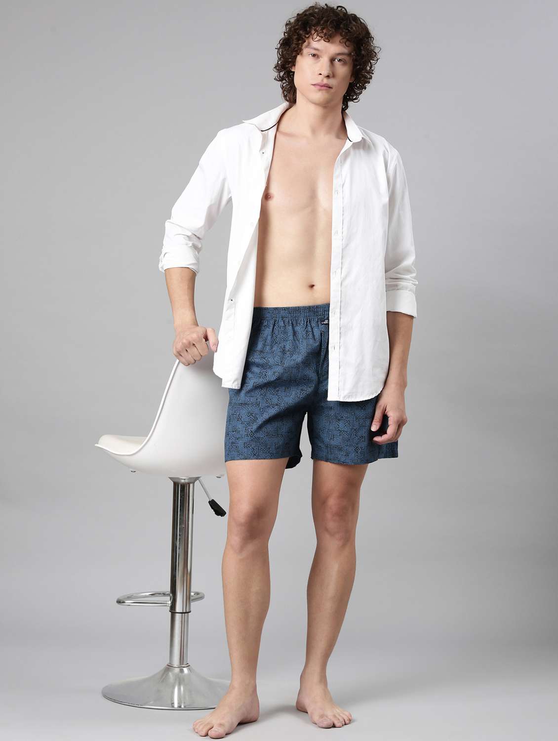 men pack of 2 mid rise loungewear boxer - 22554154 -  Standard Image - 4