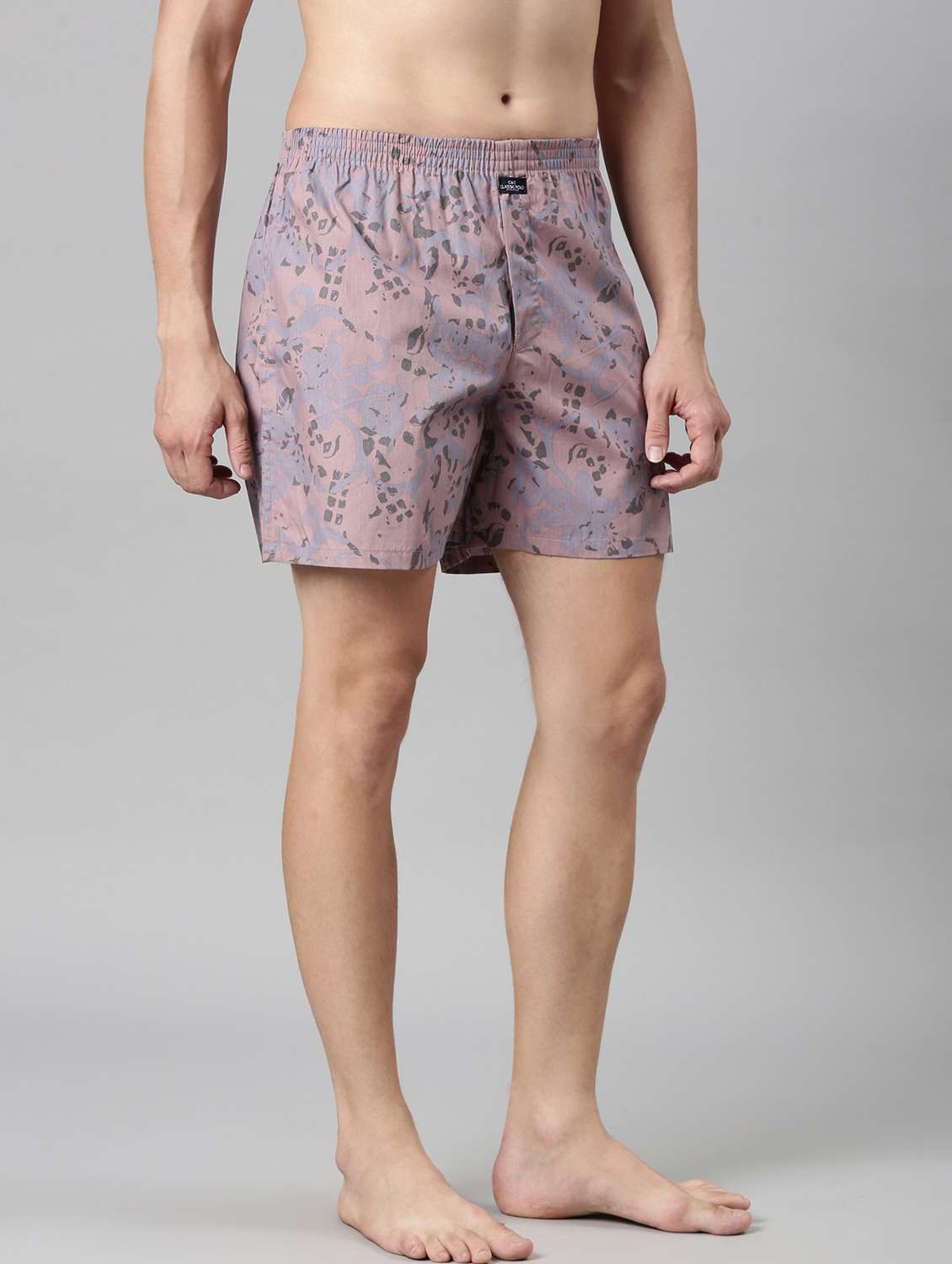 Men Pack Of 2 Mid Rise Loungewear Boxer - 22554155 -  Standard Image - 1