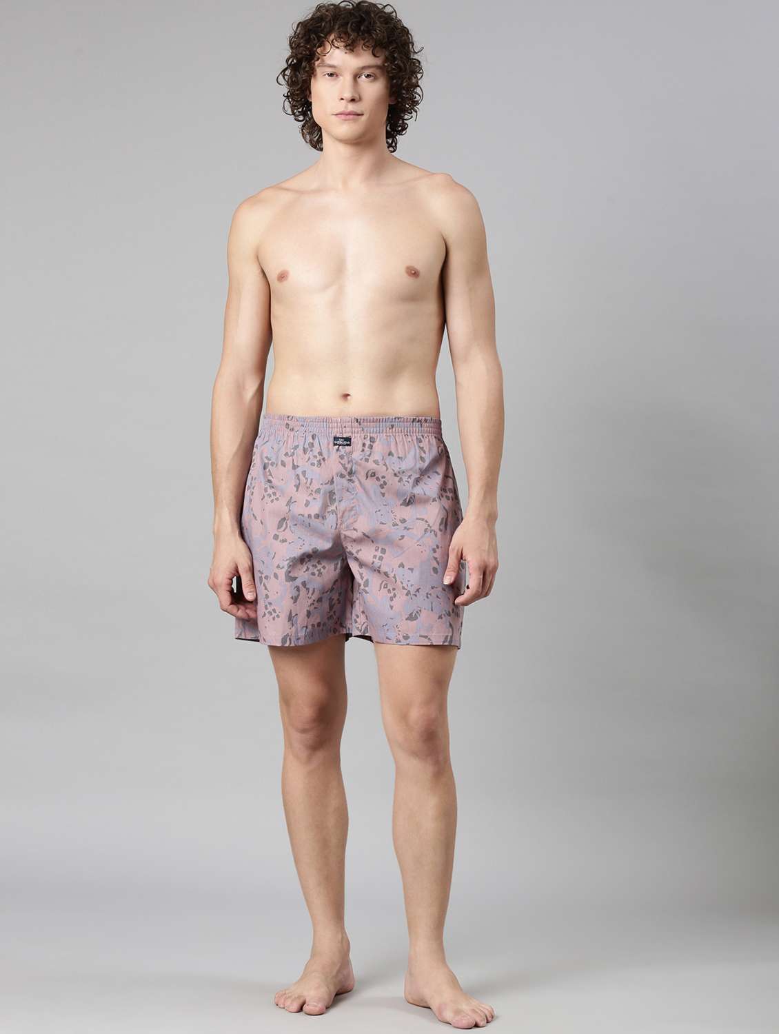 Men Pack Of 2 Mid Rise Loungewear Boxer - 22554155 -  Standard Image - 4