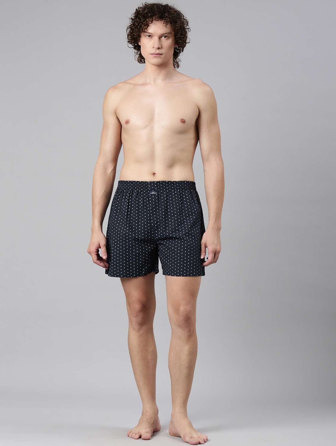 Men Pack Of 2 Mid Rise Loungewear Boxer - 22554176 -  Standard Image - 4