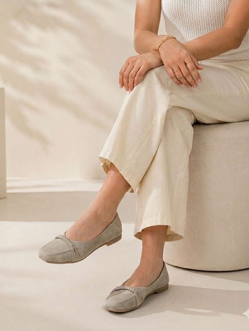 women solid slip on ballerina - 22554630 -  Standard Image - 4