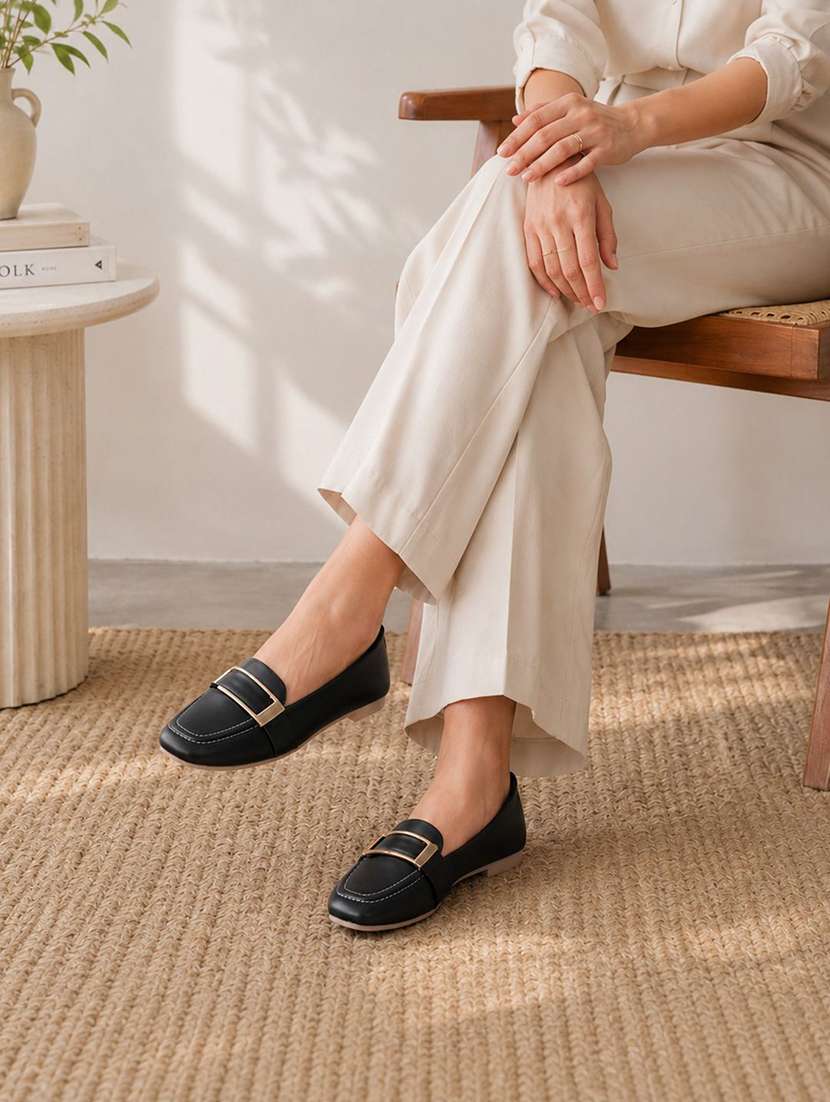women solid slip on ballerina - 22554631 -  Standard Image - 4