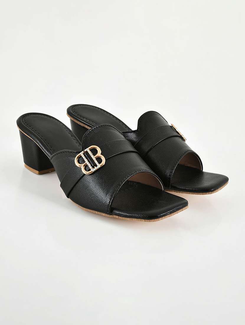 women solid slip on sandal - 22554643 -  Standard Image - 1