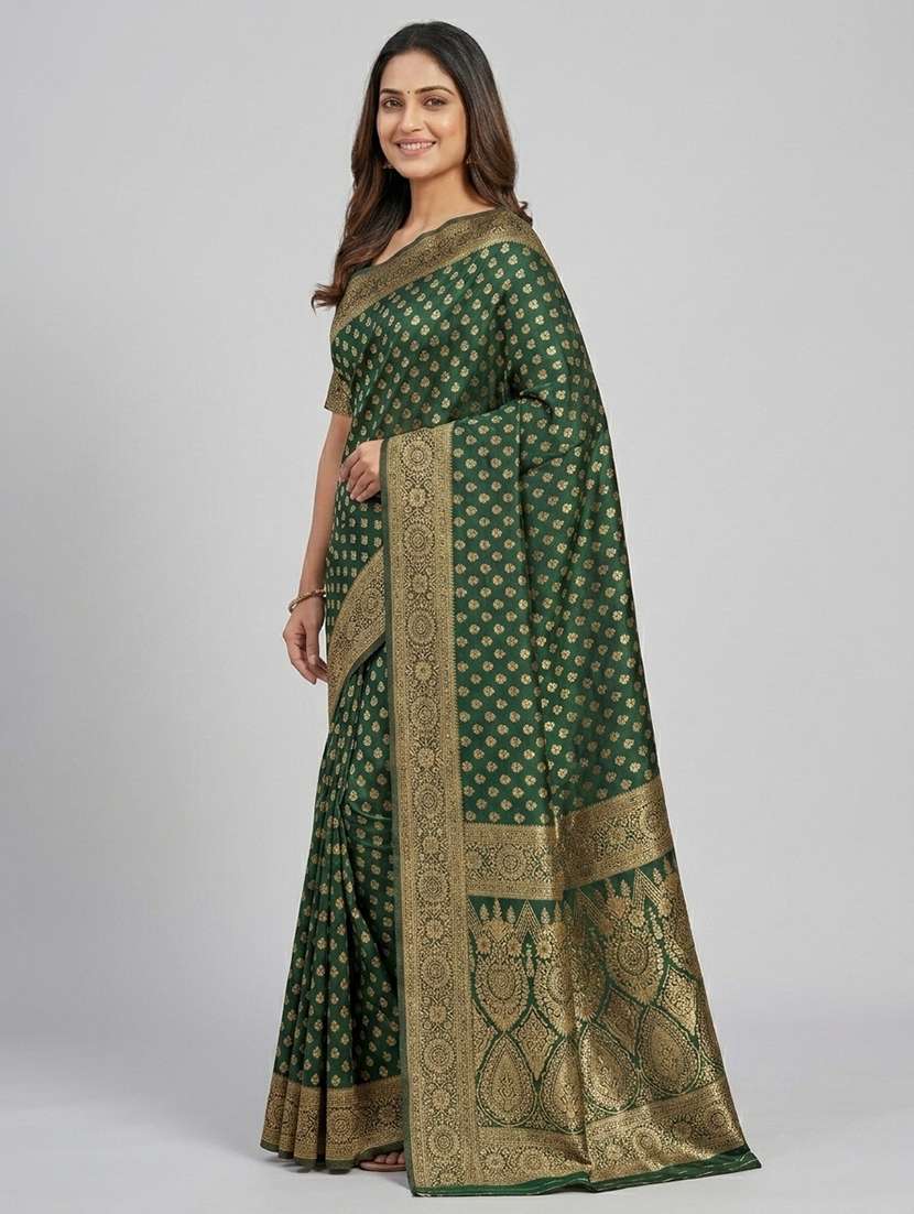 women self design banarasi saree with blouse - 22554760 -  Standard Image - 1