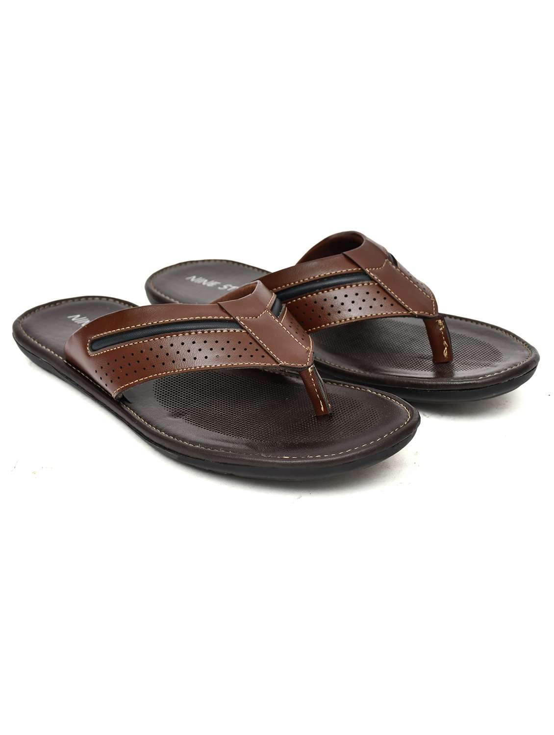 men solid toe seperator sandal - 22554849 -  Standard Image - 1