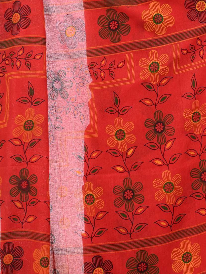 women printed handloom saree with blouse - 22554904 -  Standard Image - 4
