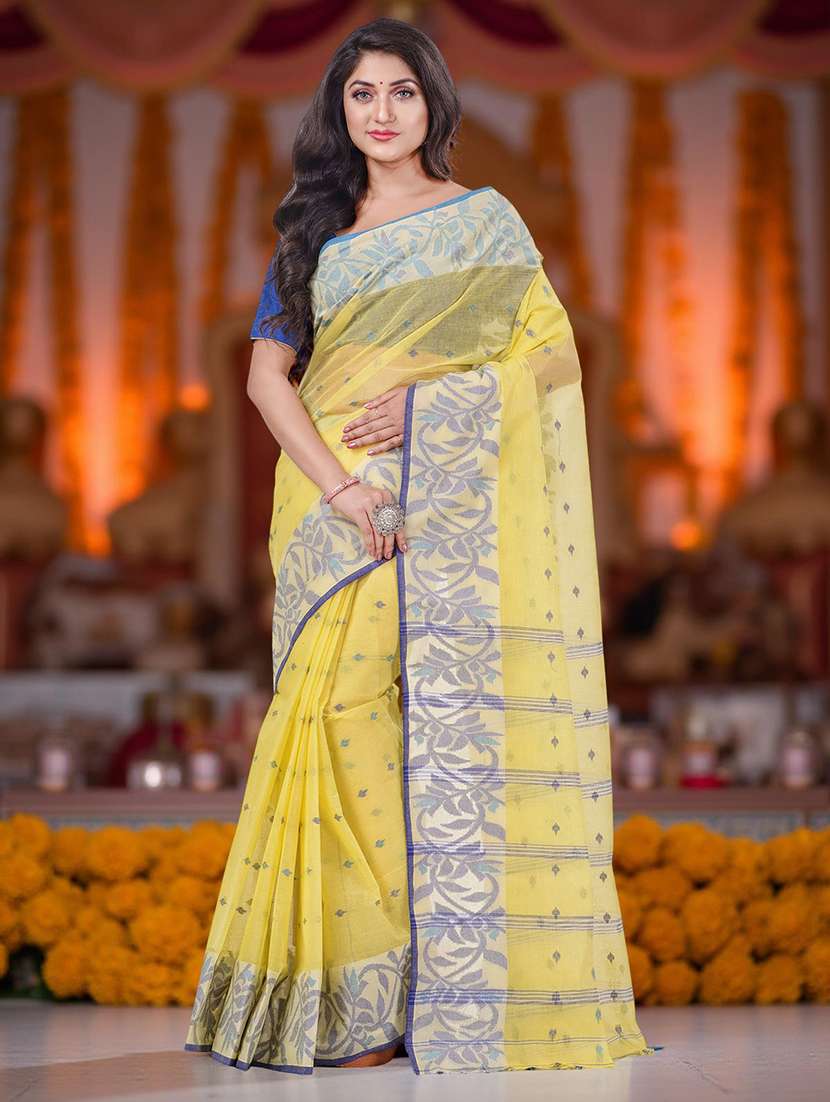 women self design handloom saree - 22554981 -  Standard Image - 1