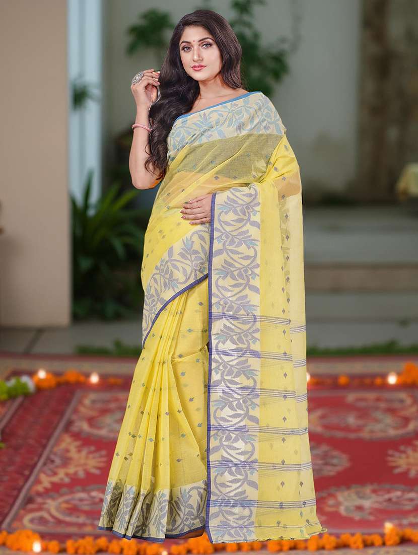 women self design handloom saree - 22554981 -  Standard Image - 4
