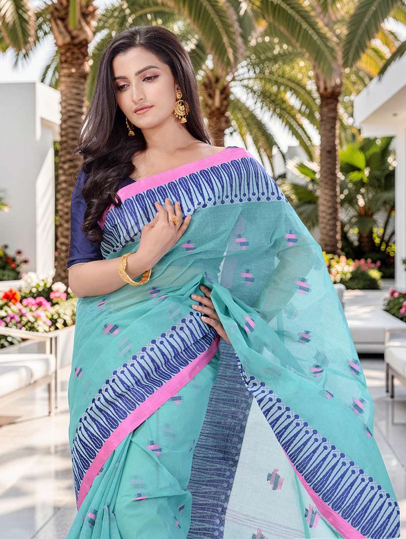 women self design handloom saree - 22555000 -  Standard Image - 1