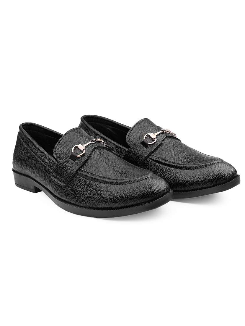 men black slip on loafer - 22555054 -  Standard Image - 1