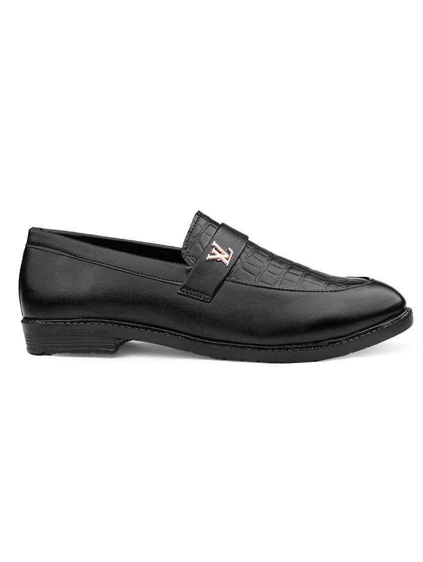 men black slip on loafer - 22555055 -  Standard Image - 1
