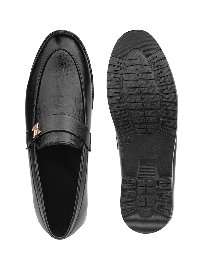 men black slip on loafer - 22555055 -  Standard Image - 4