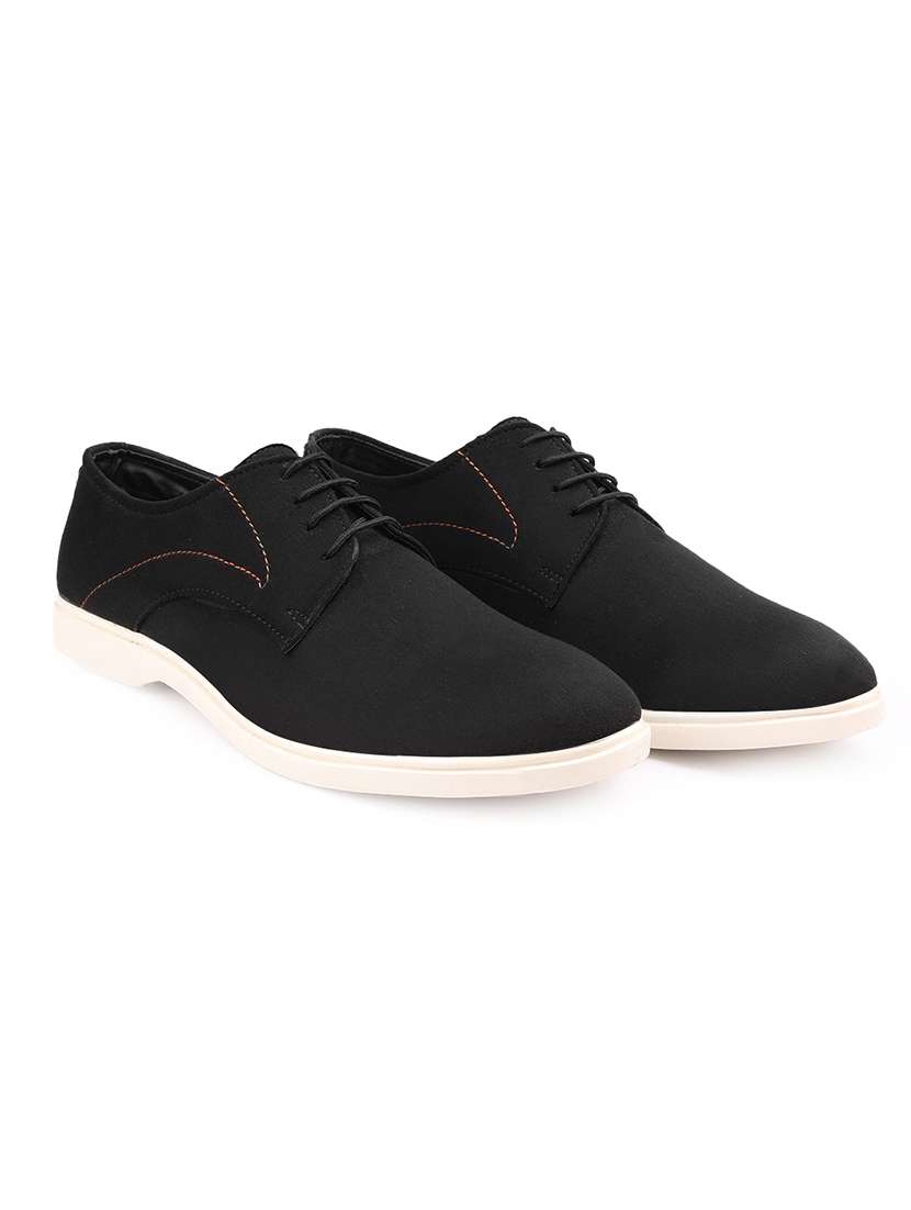 men black lace up sneaker - 22555057 -  Standard Image - 1