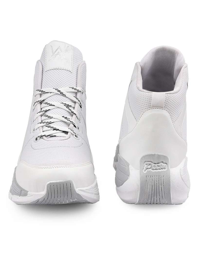 men white lace up sneaker - 22555059 -  Standard Image - 4