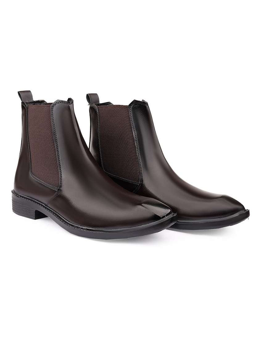 men brown slip on chelsea boot - 22555063 -  Standard Image - 1
