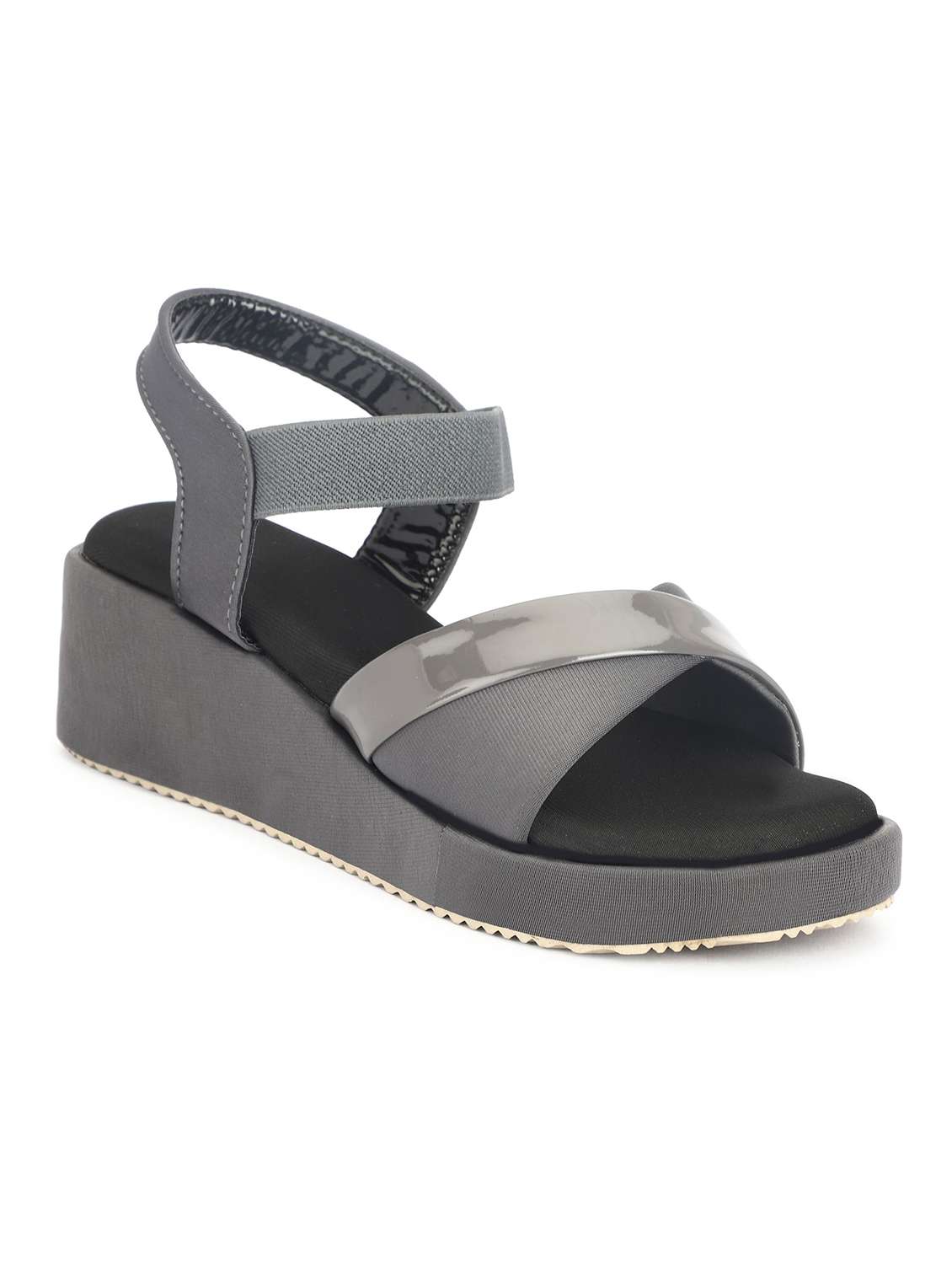 women solid ankle strap wedges - 22555071 -  Standard Image - 1