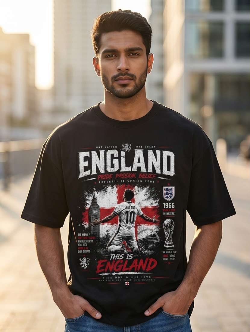 black cotton front print tshirt